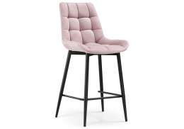 Барный стул Алст розовый / черный (50x56x100)