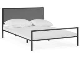 Кровать Эгерт 160х200 черный / antracite (160x206x100)